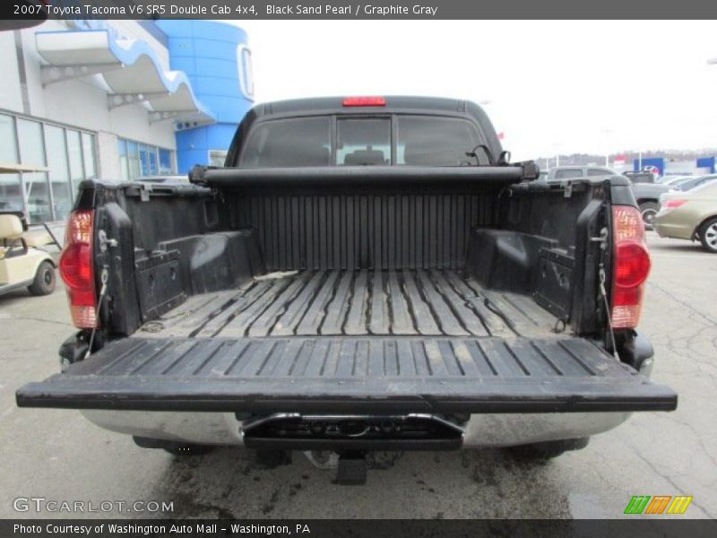 Black Sand Pearl / Graphite Gray 2007 Toyota Tacoma V6 SR5 Double Cab 4x4