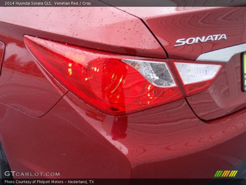 Venetian Red / Gray 2014 Hyundai Sonata GLS