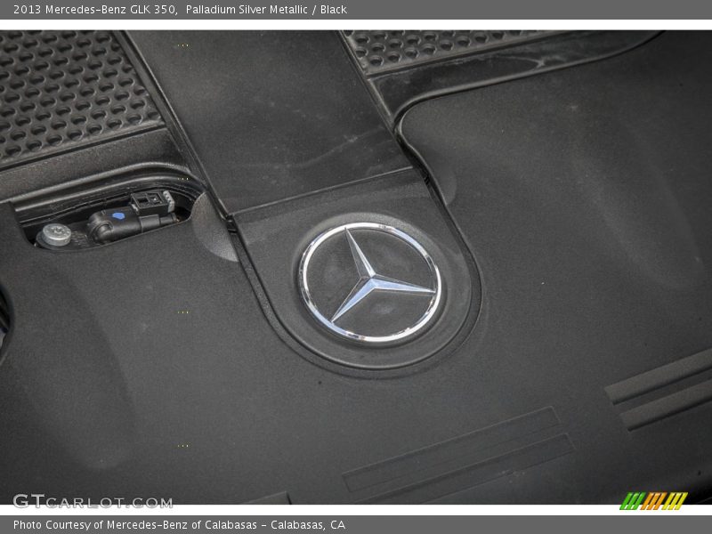 Palladium Silver Metallic / Black 2013 Mercedes-Benz GLK 350