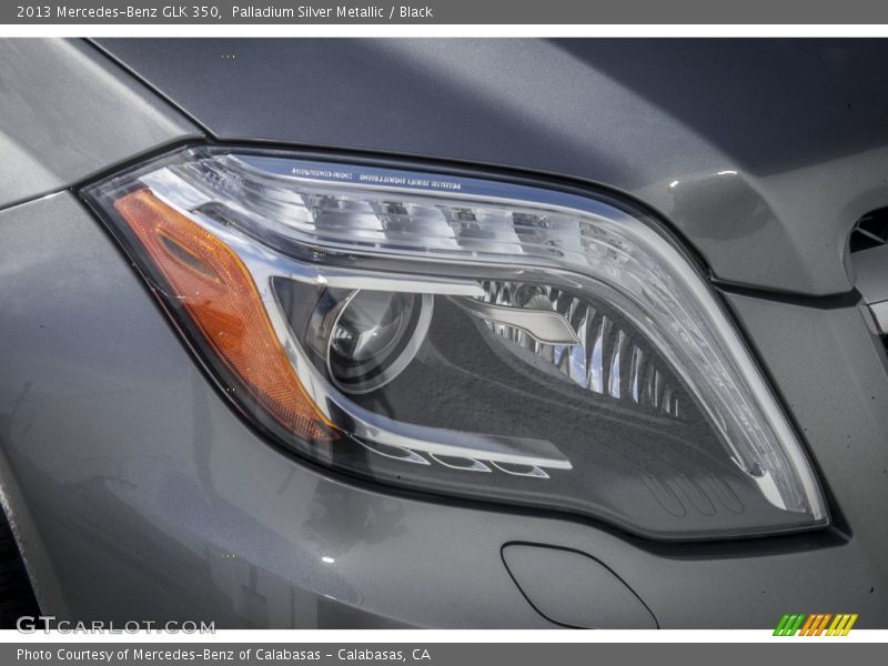 Palladium Silver Metallic / Black 2013 Mercedes-Benz GLK 350