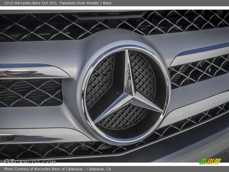 Palladium Silver Metallic / Black 2013 Mercedes-Benz GLK 350