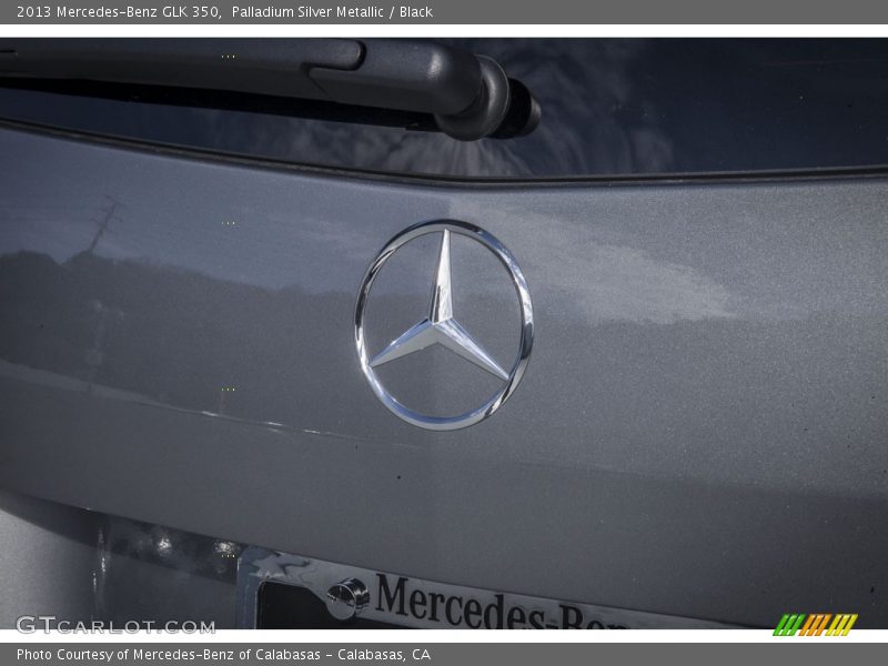Palladium Silver Metallic / Black 2013 Mercedes-Benz GLK 350