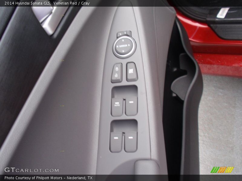 Venetian Red / Gray 2014 Hyundai Sonata GLS