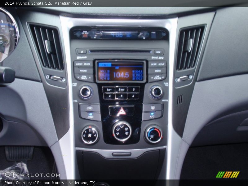 Venetian Red / Gray 2014 Hyundai Sonata GLS