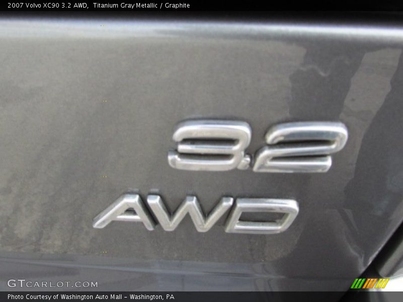Titanium Gray Metallic / Graphite 2007 Volvo XC90 3.2 AWD