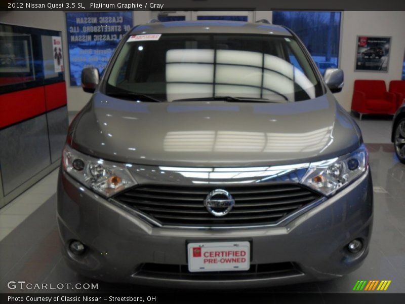 Platinum Graphite / Gray 2012 Nissan Quest 3.5 SL