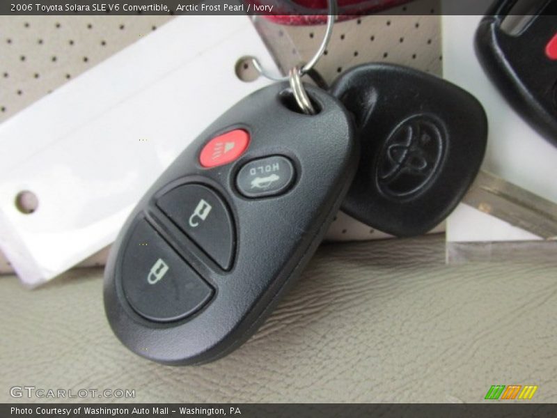 Arctic Frost Pearl / Ivory 2006 Toyota Solara SLE V6 Convertible