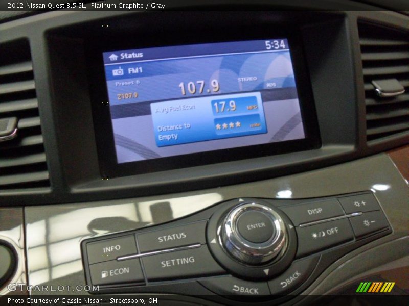 Platinum Graphite / Gray 2012 Nissan Quest 3.5 SL