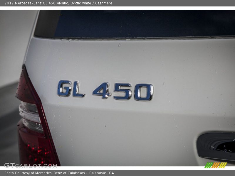 Arctic White / Cashmere 2012 Mercedes-Benz GL 450 4Matic