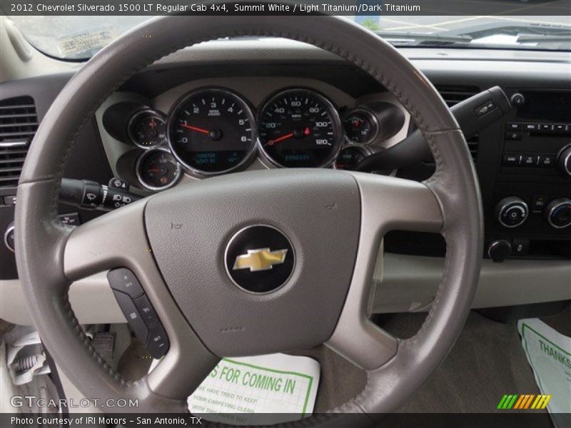 Summit White / Light Titanium/Dark Titanium 2012 Chevrolet Silverado 1500 LT Regular Cab 4x4