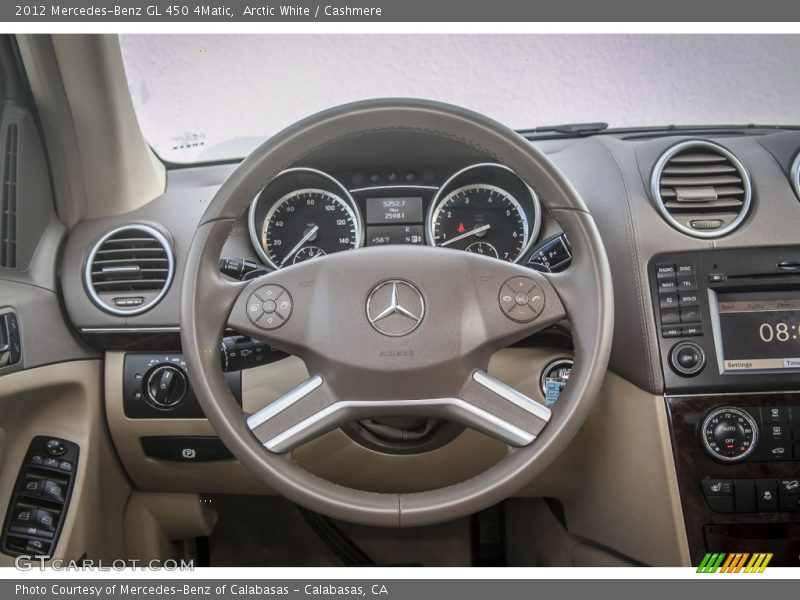 Arctic White / Cashmere 2012 Mercedes-Benz GL 450 4Matic