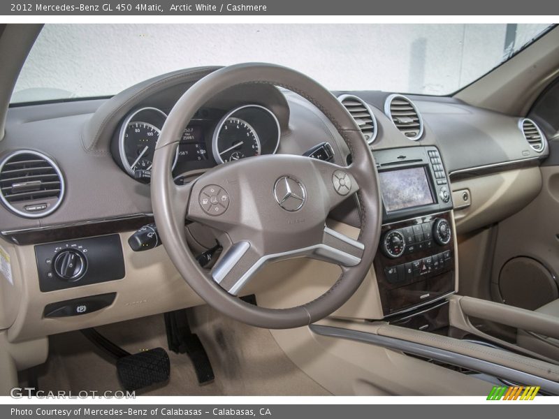 Arctic White / Cashmere 2012 Mercedes-Benz GL 450 4Matic