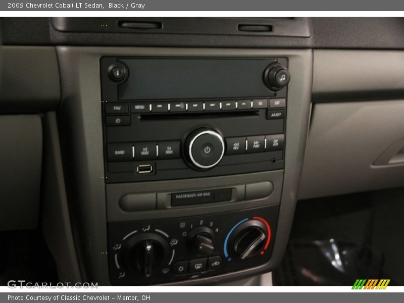 Black / Gray 2009 Chevrolet Cobalt LT Sedan
