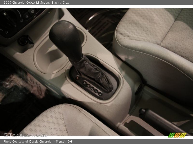 Black / Gray 2009 Chevrolet Cobalt LT Sedan