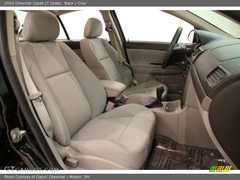 Black / Gray 2009 Chevrolet Cobalt LT Sedan