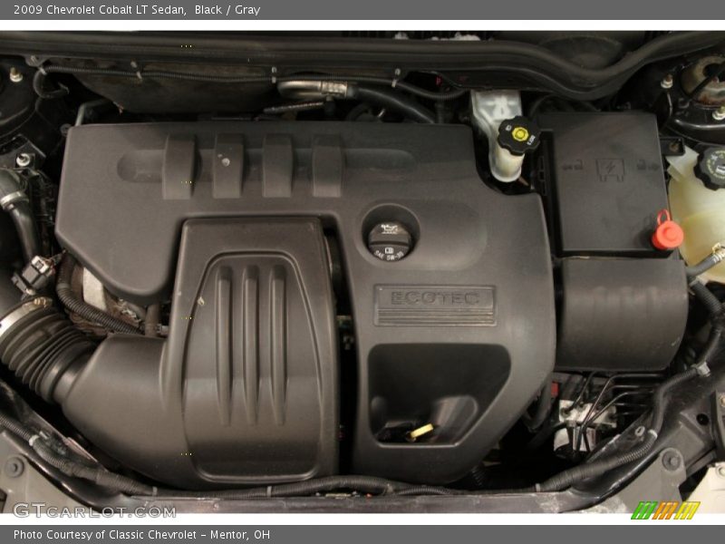 Black / Gray 2009 Chevrolet Cobalt LT Sedan