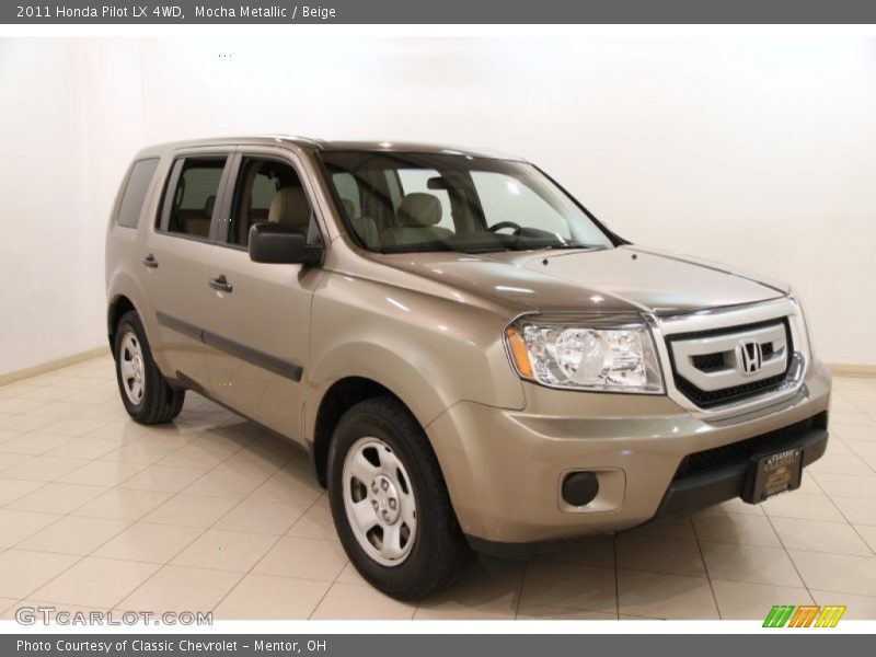 Mocha Metallic / Beige 2011 Honda Pilot LX 4WD