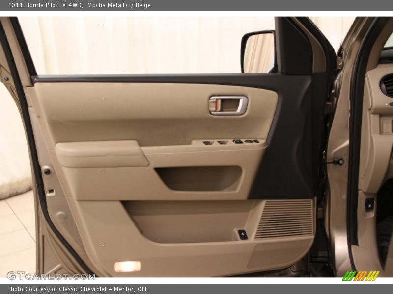 Mocha Metallic / Beige 2011 Honda Pilot LX 4WD