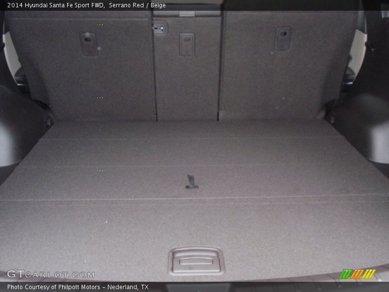 Serrano Red / Beige 2014 Hyundai Santa Fe Sport FWD