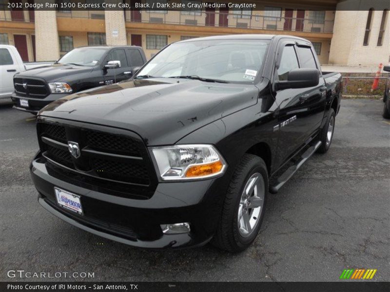 Black / Dark Slate Gray/Medium Graystone 2012 Dodge Ram 1500 Express Crew Cab