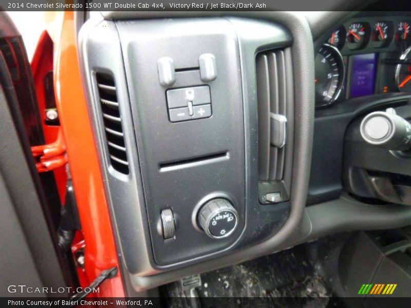Victory Red / Jet Black/Dark Ash 2014 Chevrolet Silverado 1500 WT Double Cab 4x4