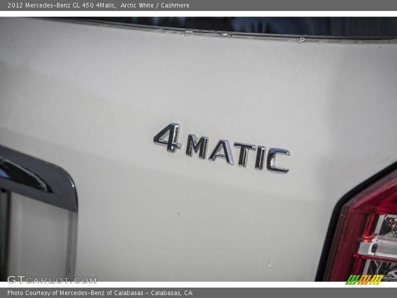 Arctic White / Cashmere 2012 Mercedes-Benz GL 450 4Matic