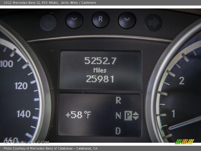 Arctic White / Cashmere 2012 Mercedes-Benz GL 450 4Matic