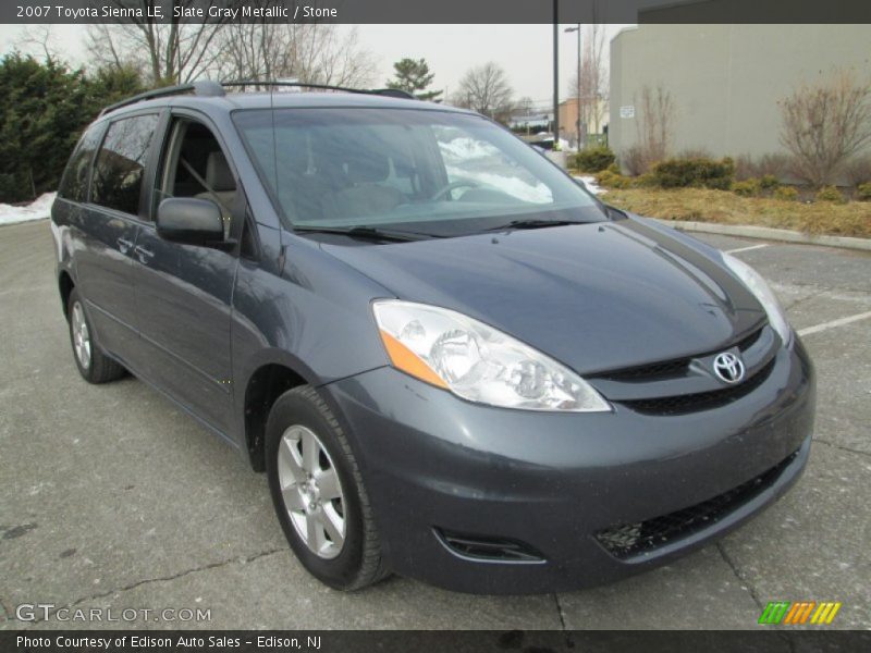 Slate Gray Metallic / Stone 2007 Toyota Sienna LE