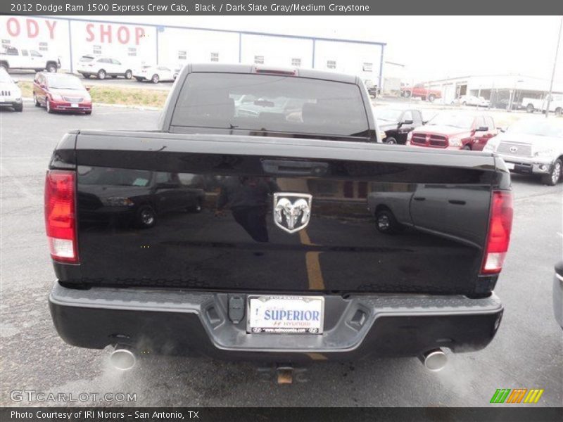 Black / Dark Slate Gray/Medium Graystone 2012 Dodge Ram 1500 Express Crew Cab