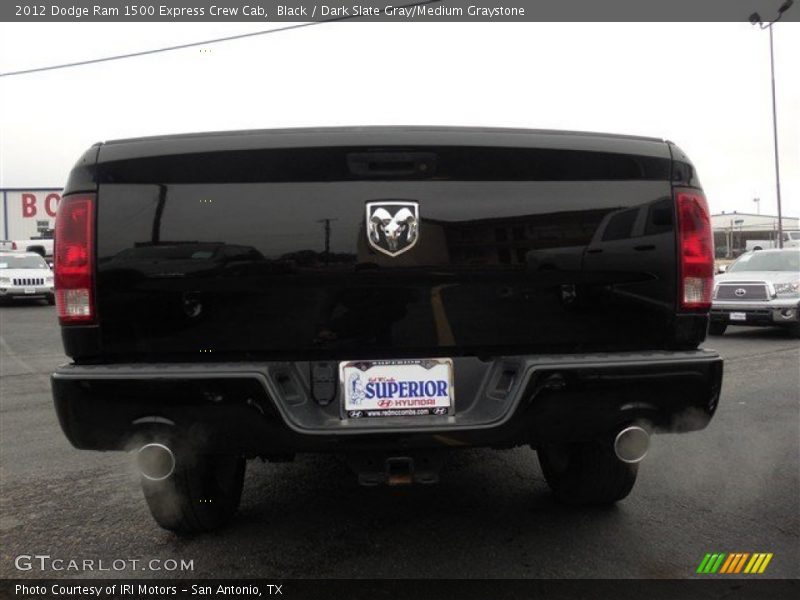 Black / Dark Slate Gray/Medium Graystone 2012 Dodge Ram 1500 Express Crew Cab