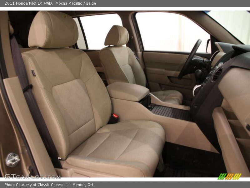 Mocha Metallic / Beige 2011 Honda Pilot LX 4WD