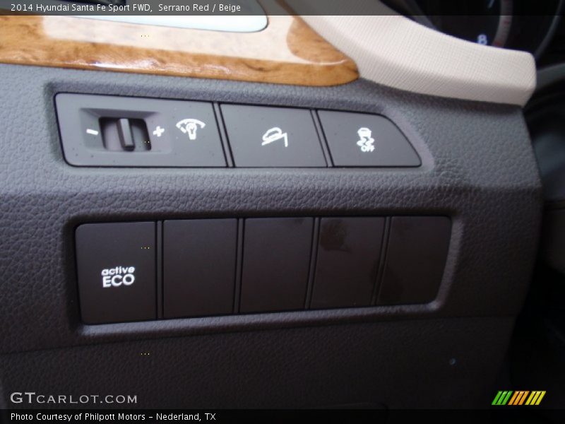 Serrano Red / Beige 2014 Hyundai Santa Fe Sport FWD