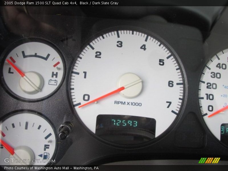 Black / Dark Slate Gray 2005 Dodge Ram 1500 SLT Quad Cab 4x4