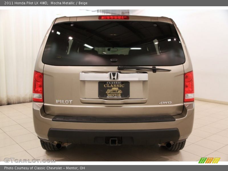 Mocha Metallic / Beige 2011 Honda Pilot LX 4WD