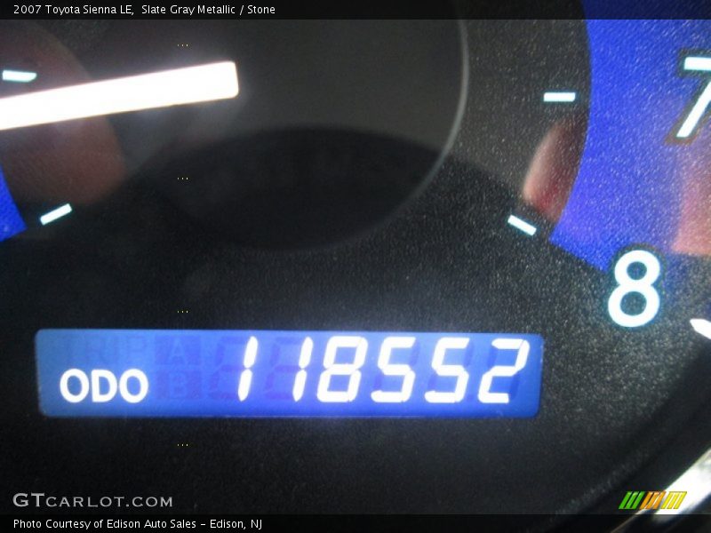 Slate Gray Metallic / Stone 2007 Toyota Sienna LE