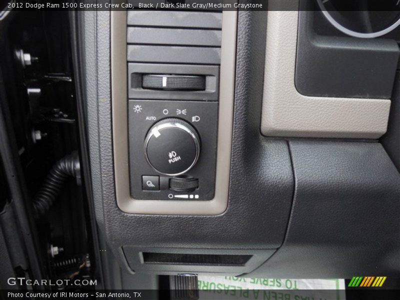 Black / Dark Slate Gray/Medium Graystone 2012 Dodge Ram 1500 Express Crew Cab