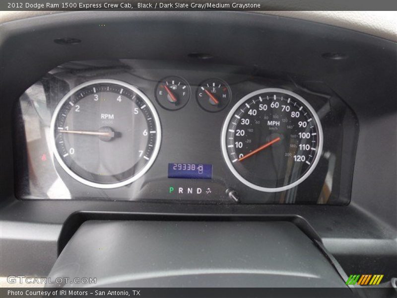 Black / Dark Slate Gray/Medium Graystone 2012 Dodge Ram 1500 Express Crew Cab