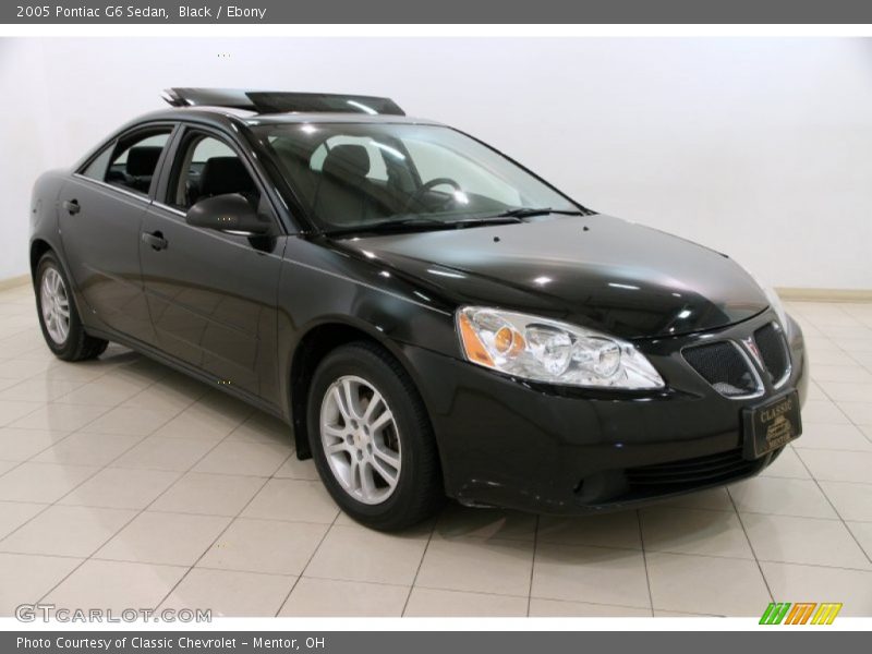 Black / Ebony 2005 Pontiac G6 Sedan