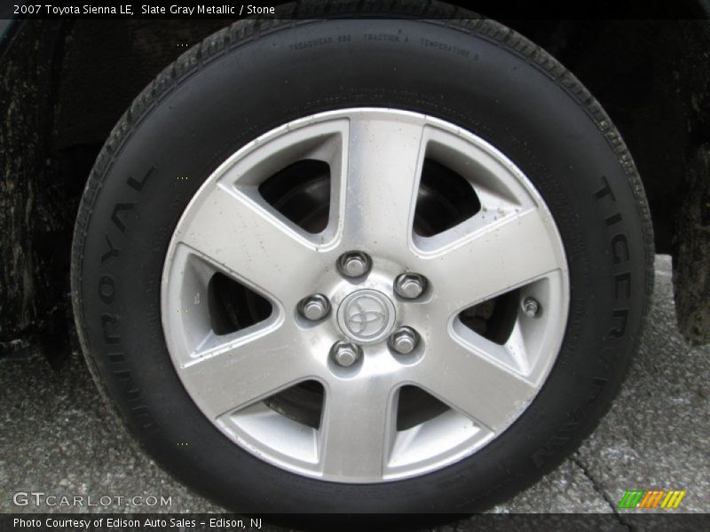 Slate Gray Metallic / Stone 2007 Toyota Sienna LE