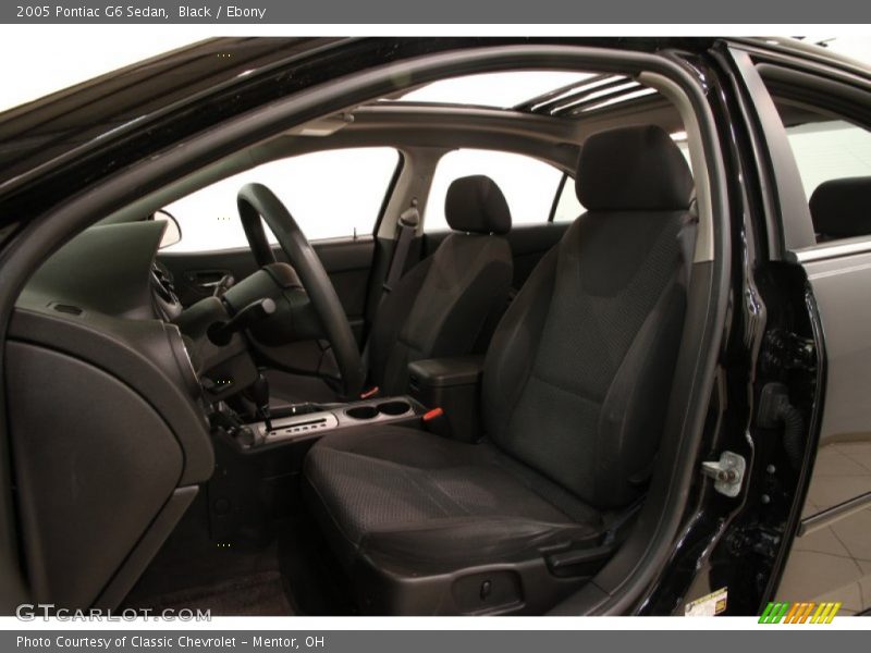 Black / Ebony 2005 Pontiac G6 Sedan