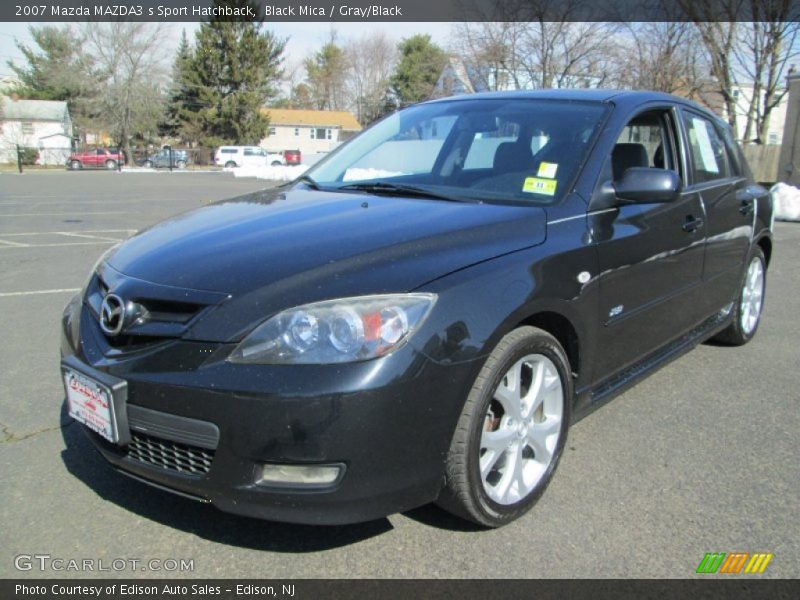 Black Mica / Gray/Black 2007 Mazda MAZDA3 s Sport Hatchback