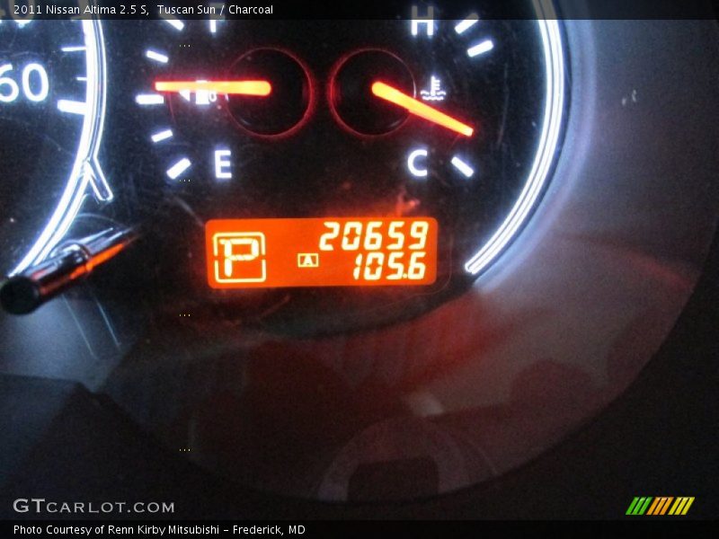 Tuscan Sun / Charcoal 2011 Nissan Altima 2.5 S