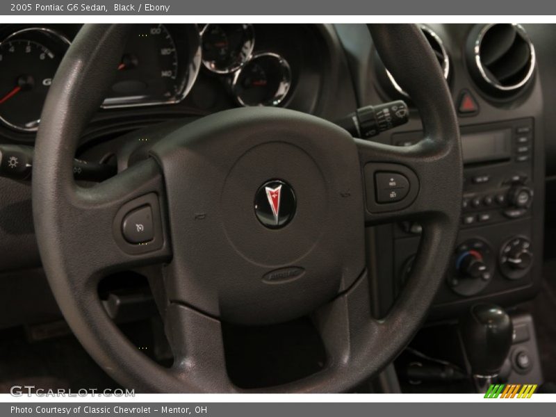 Black / Ebony 2005 Pontiac G6 Sedan