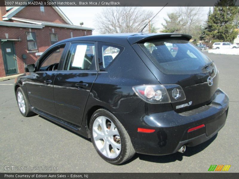 Black Mica / Gray/Black 2007 Mazda MAZDA3 s Sport Hatchback