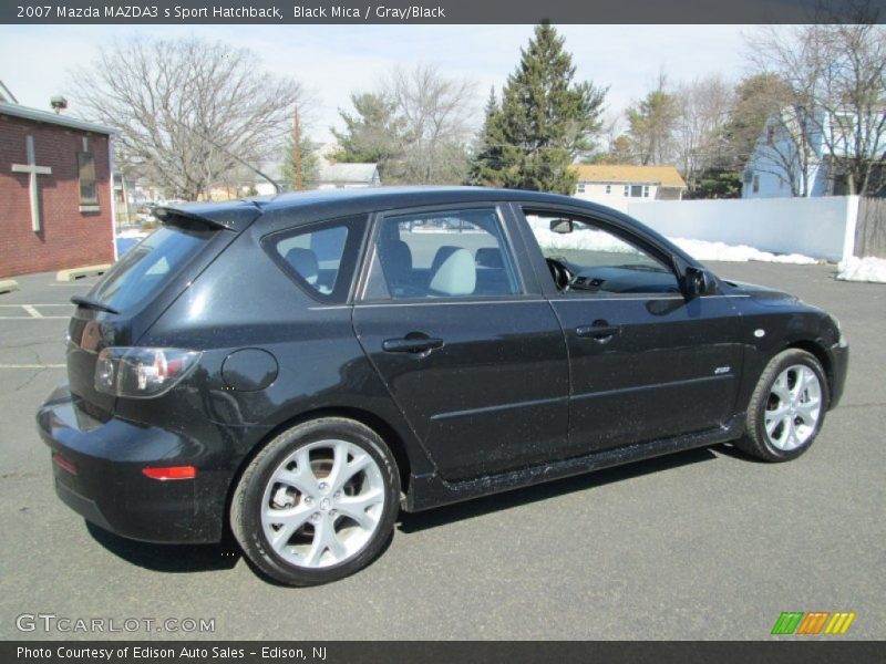 Black Mica / Gray/Black 2007 Mazda MAZDA3 s Sport Hatchback