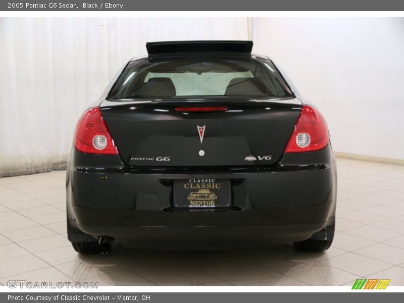 Black / Ebony 2005 Pontiac G6 Sedan