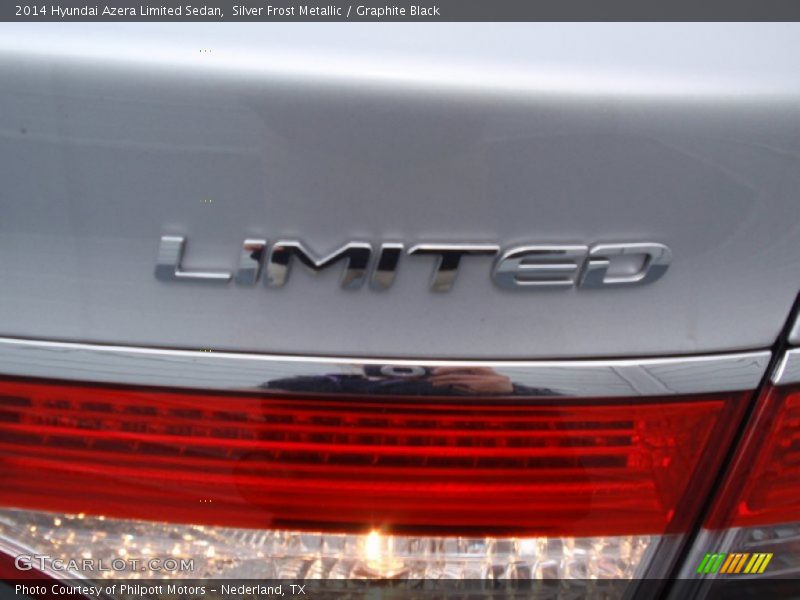 Silver Frost Metallic / Graphite Black 2014 Hyundai Azera Limited Sedan