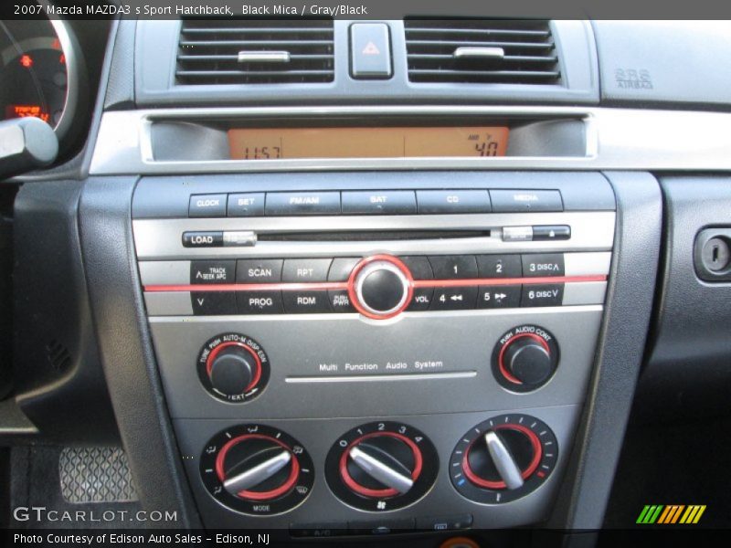 Black Mica / Gray/Black 2007 Mazda MAZDA3 s Sport Hatchback