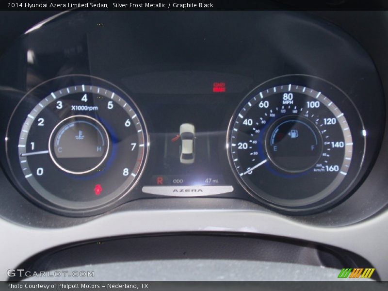 Silver Frost Metallic / Graphite Black 2014 Hyundai Azera Limited Sedan