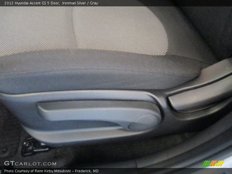 Ironman Silver / Gray 2012 Hyundai Accent GS 5 Door